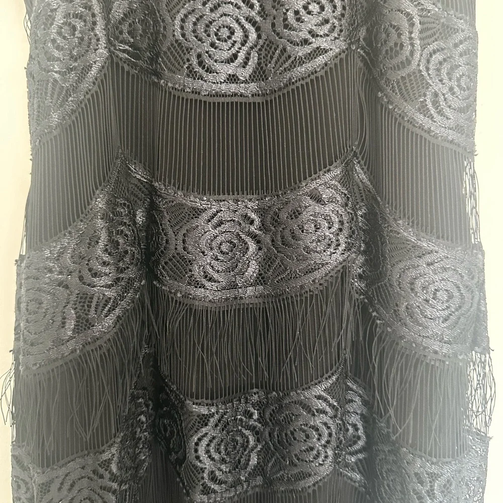 Zac Posen Black Lace Maxi Dress - Picture 2 of 6